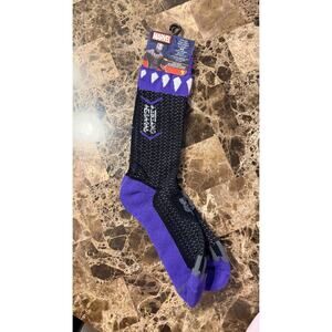 Disney Parks Marvel Black Panther Pair of Adult Socks One Size NWT